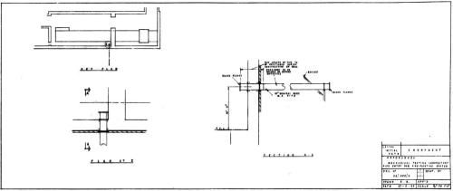 Pipeway entry for fire fighting system