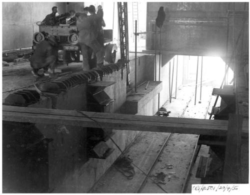 Fitting equipment, Lab 1, April 1956