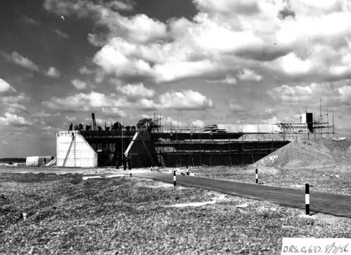 Lab 3 construction, 8th July 1956